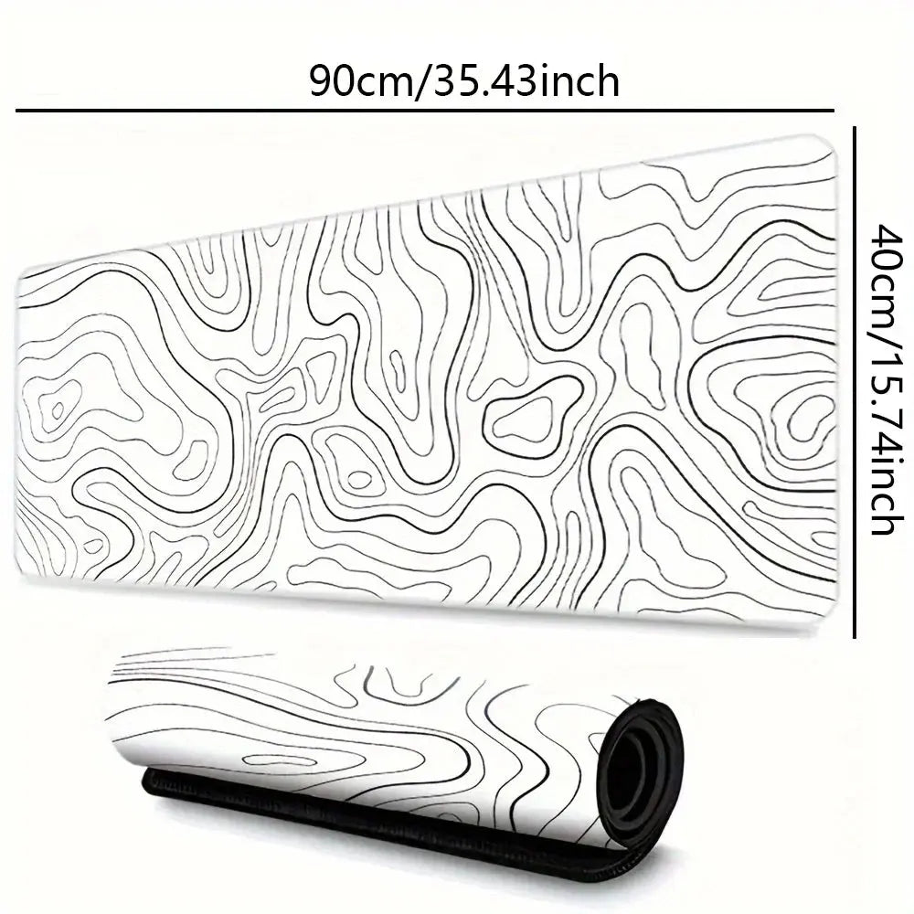 Tapis De Souris Noir & Blanc - ModuloDesk