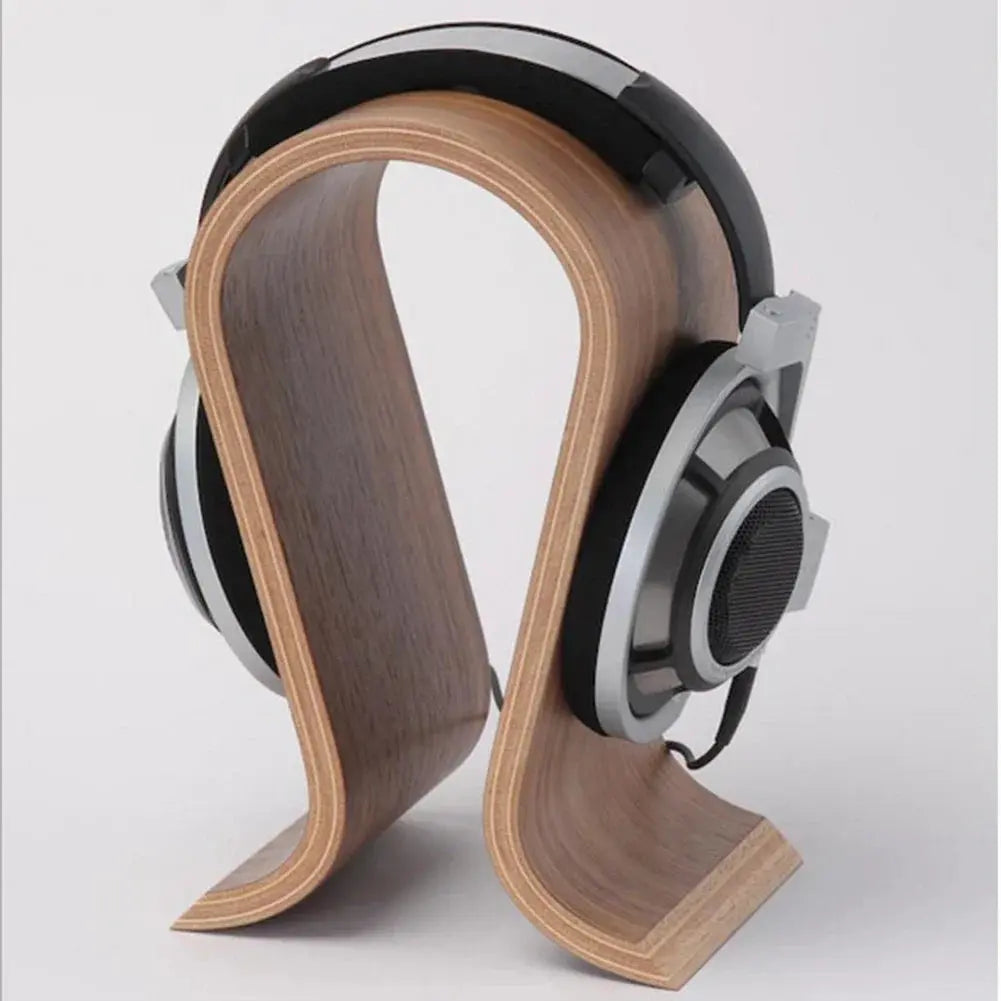 Support Casque Bois - ModuloDesk