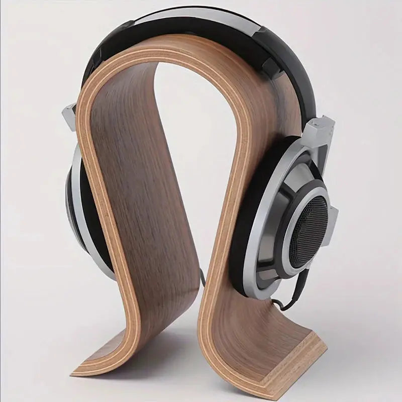 Support Casque Bois - ModuloDesk