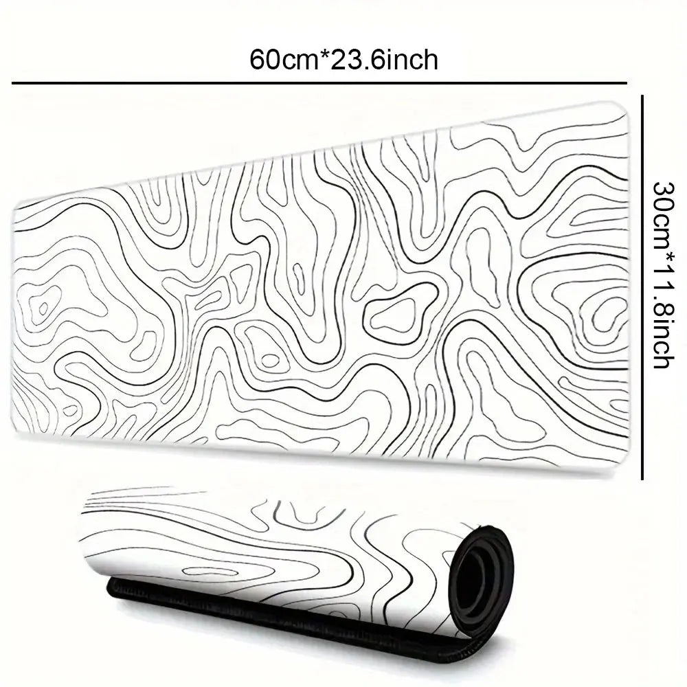 Tapis De Souris Noir & Blanc - ModuloDesk
