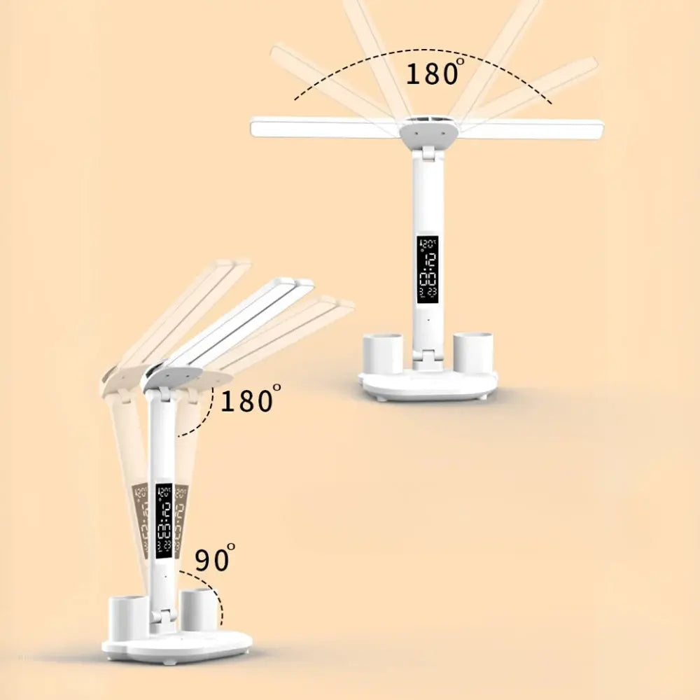 Lampe De Bureau LED 2 Branches Avec Ecran - ModuloDesk
