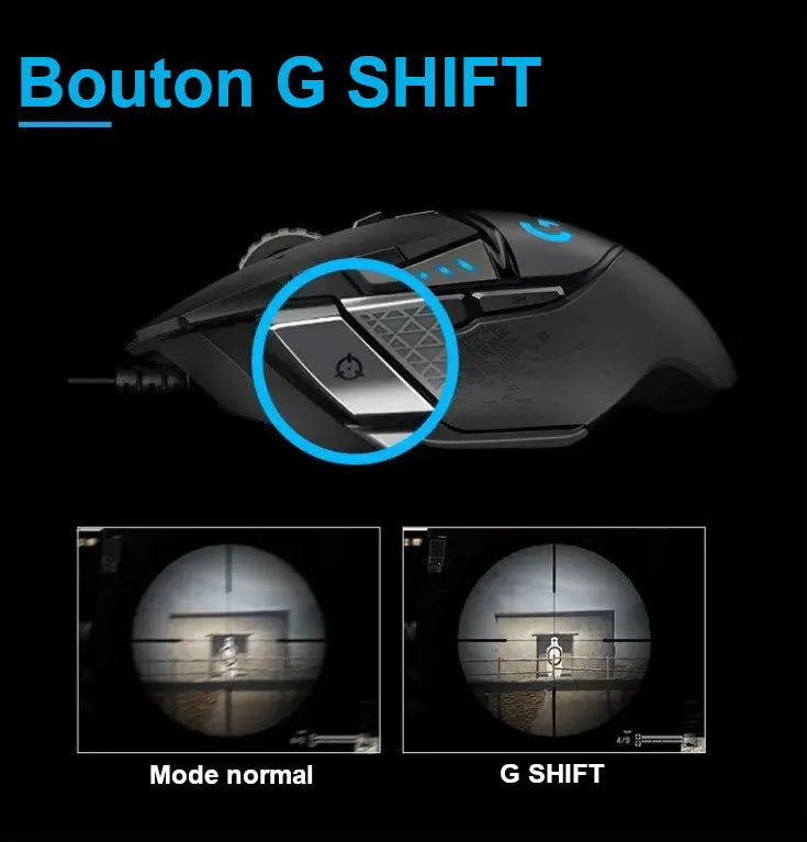 Souris Logitech G502 Hero ModuloDesk