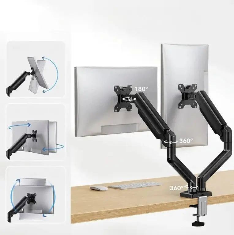Support Ecran Double Articulé - ModuloDesk