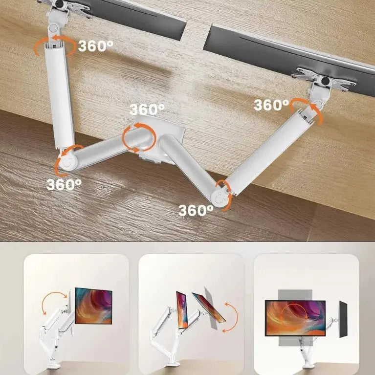 Support Ecran Double Articulé - ModuloDesk