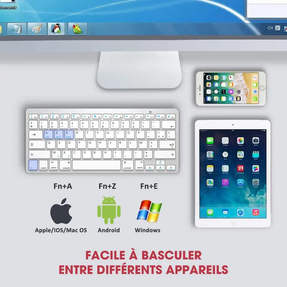 Clavier Portable Bluetooth - ModuloDesk