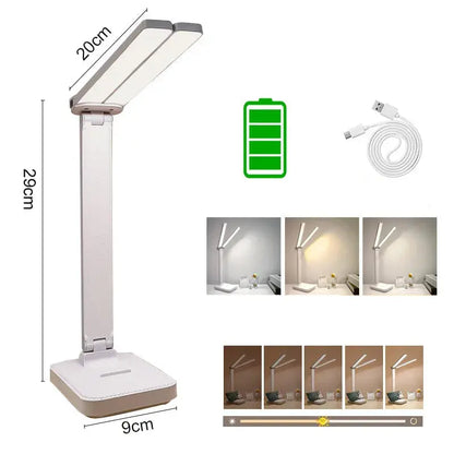 Lampe De Bureau LED 2 Branches - ModuloDesk