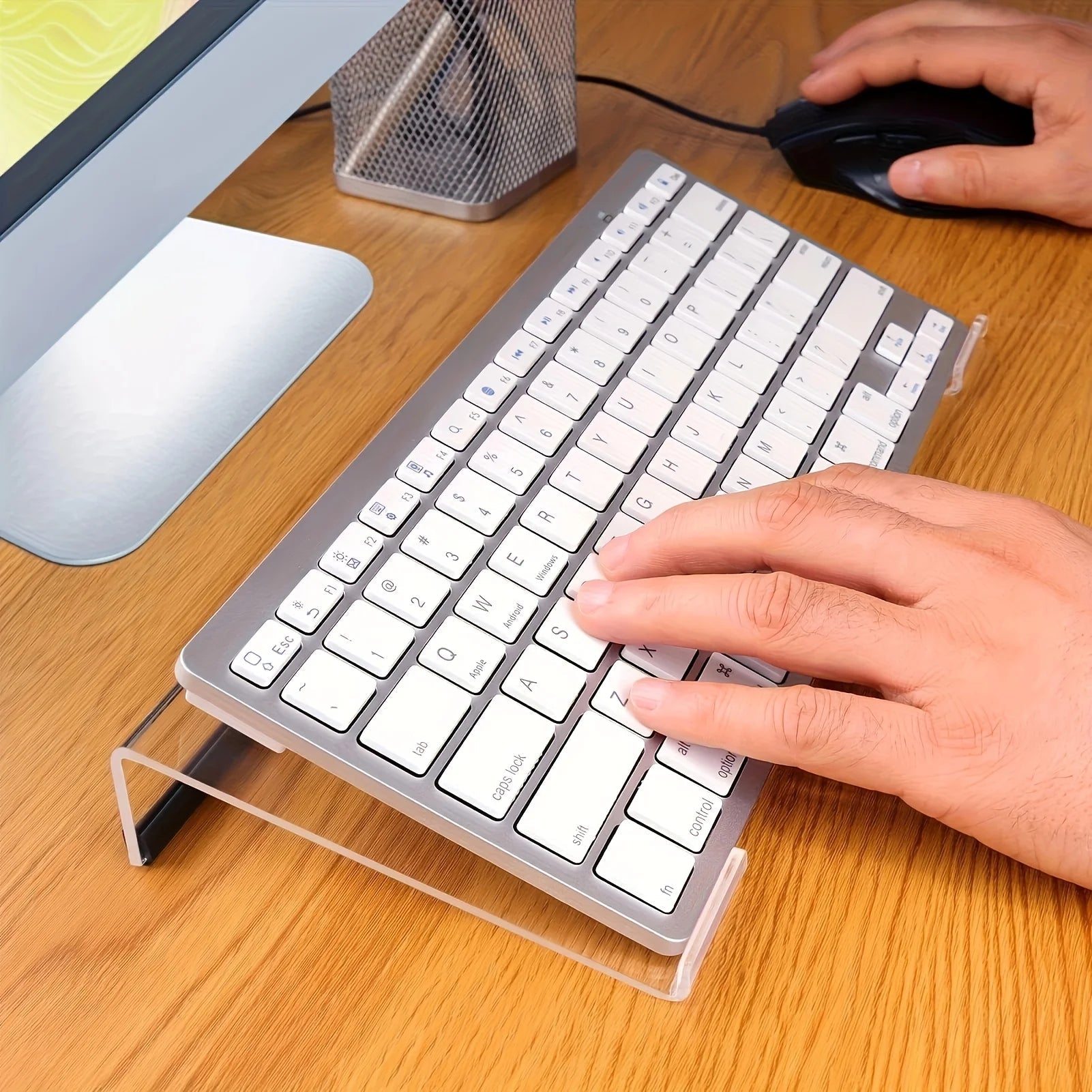 Support Clavier Acrylique ModuloDesk