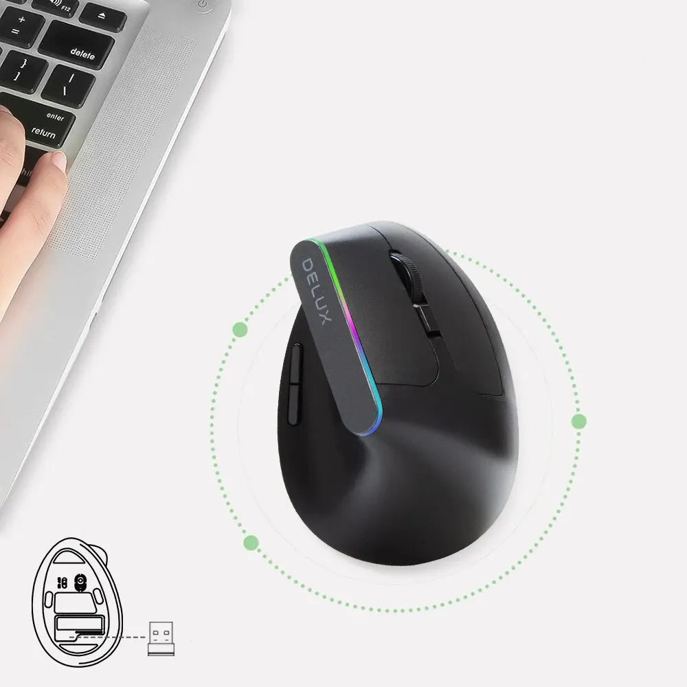 Souris Verticale Delux ModuloDesk
