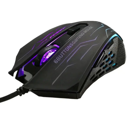 Souris Filaire Noir RGB ModuloDesk