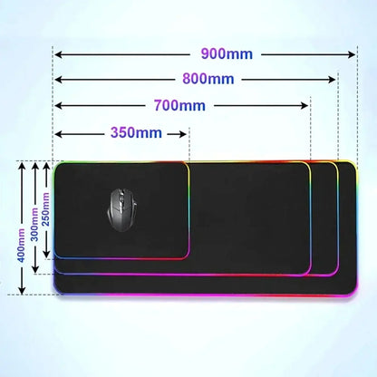 Tapis De Souris Gamer RGB - ModuloDesk
