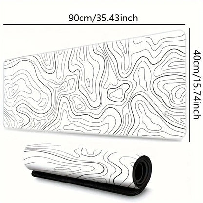 Tapis De Souris Noir & Blanc - ModuloDesk