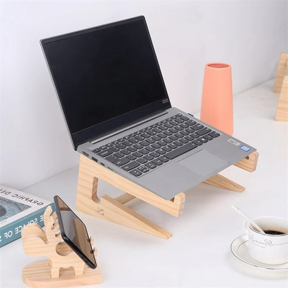 Support Ordinateur Portable Bois ModuloDesk