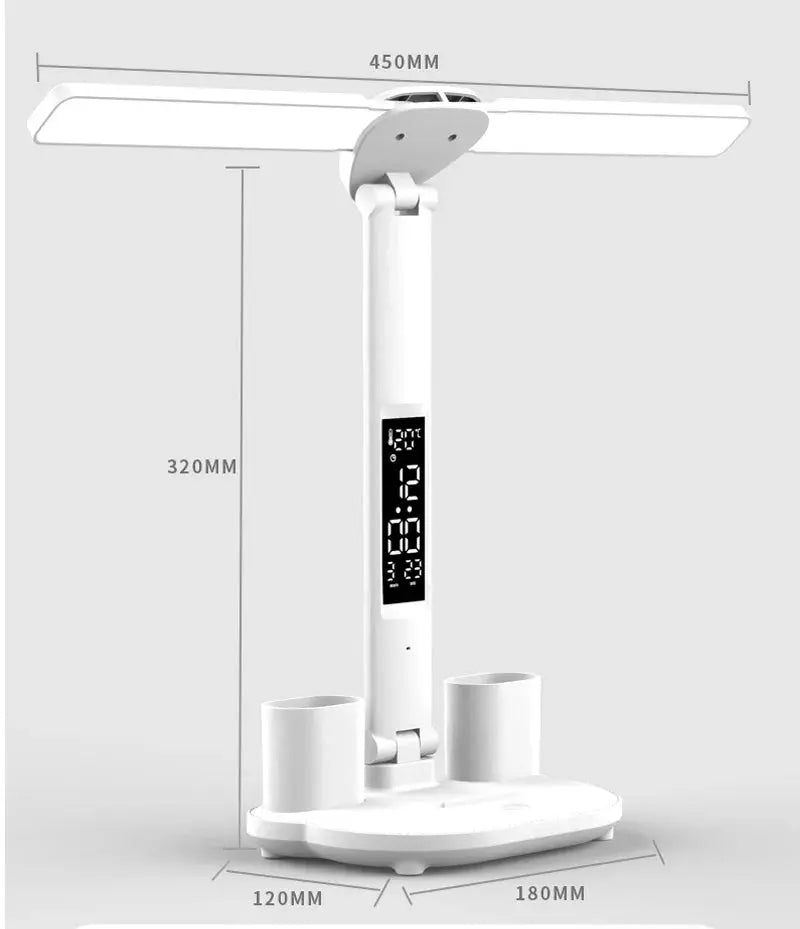 Lampe De Bureau LED 2 Branches Avec Ecran - ModuloDesk