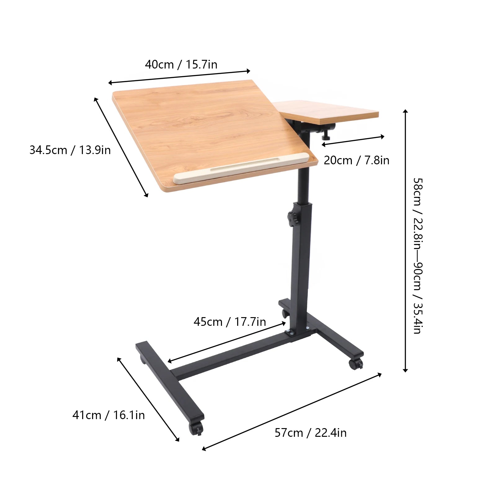 Support Ordinateur Portable Lit Réglable ModuloDesk