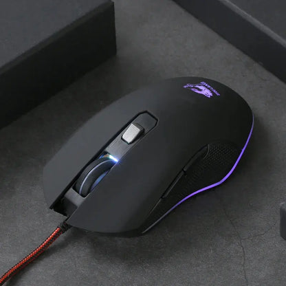 Souris Filaire Noir Mat ModuloDesk