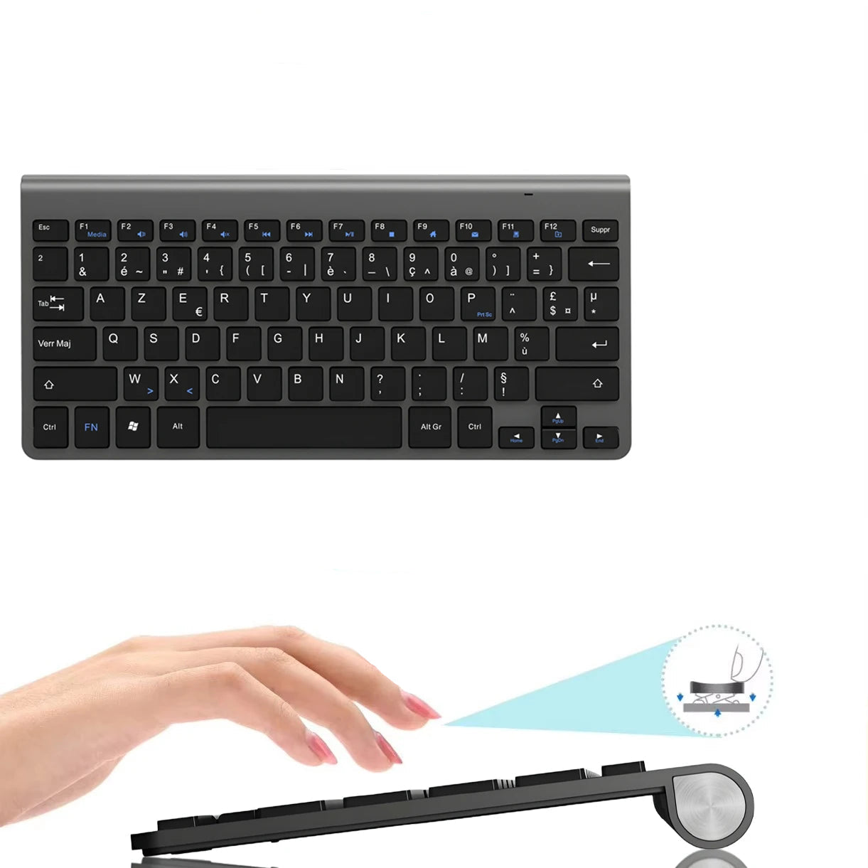 Clavier Ergonomique Sans Fil ModuloDesk