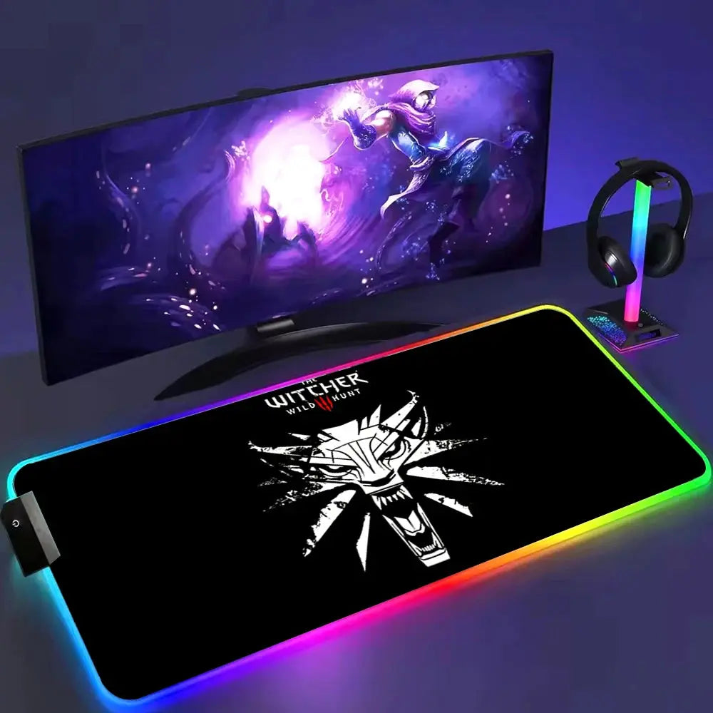 Tapis De Souris Gamer RGB - ModuloDesk