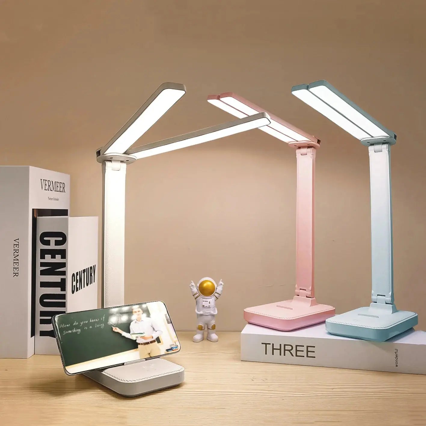 Lampe De Bureau LED 2 Branches - ModuloDesk