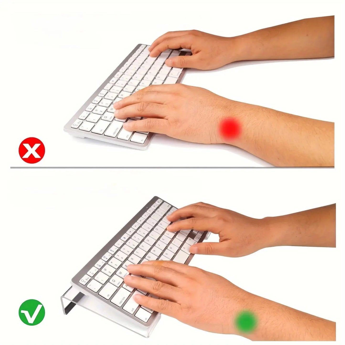 Support Clavier Acrylique - ModuloDesk