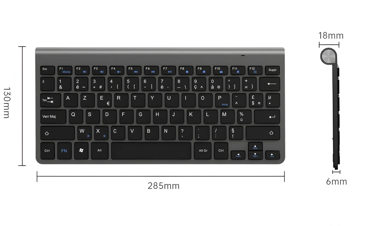 Clavier Ergonomique Sans Fil - ModuloDesk