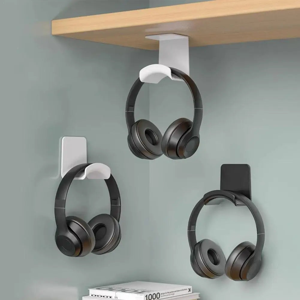 Support Casque Adhésif - ModuloDesk