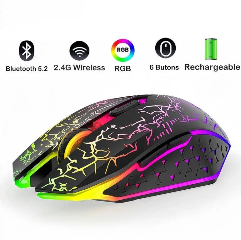 Souris Sans Fil Gamer Motif ModuloDesk