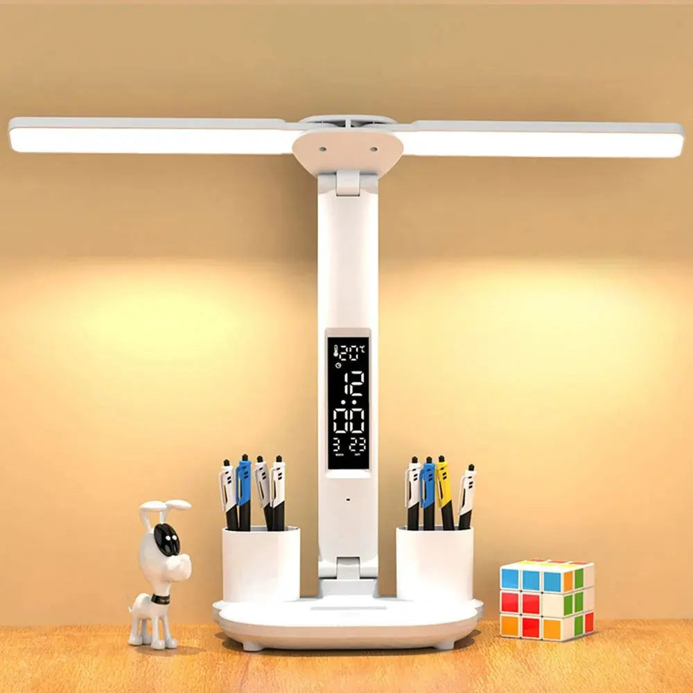Lampe De Bureau LED 2 Branches Avec Ecran - ModuloDesk