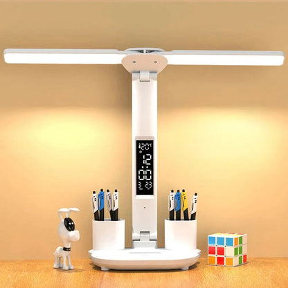 Lampe De Bureau LED 2 Branches Avec Ecran - ModuloDesk