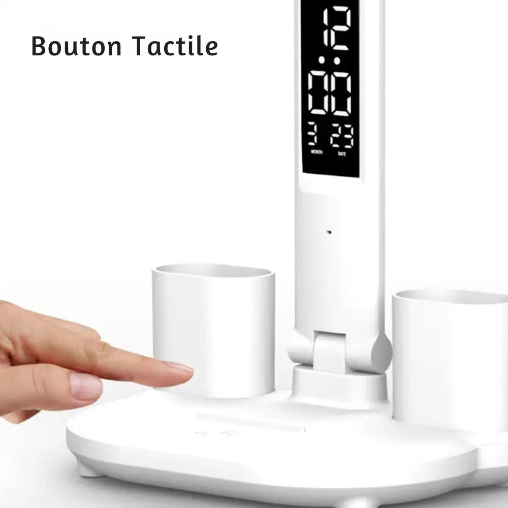 Lampe De Bureau LED 2 Branches Avec Ecran - ModuloDesk